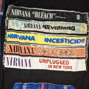 Handmade Plaid 90s Nirvana Tee